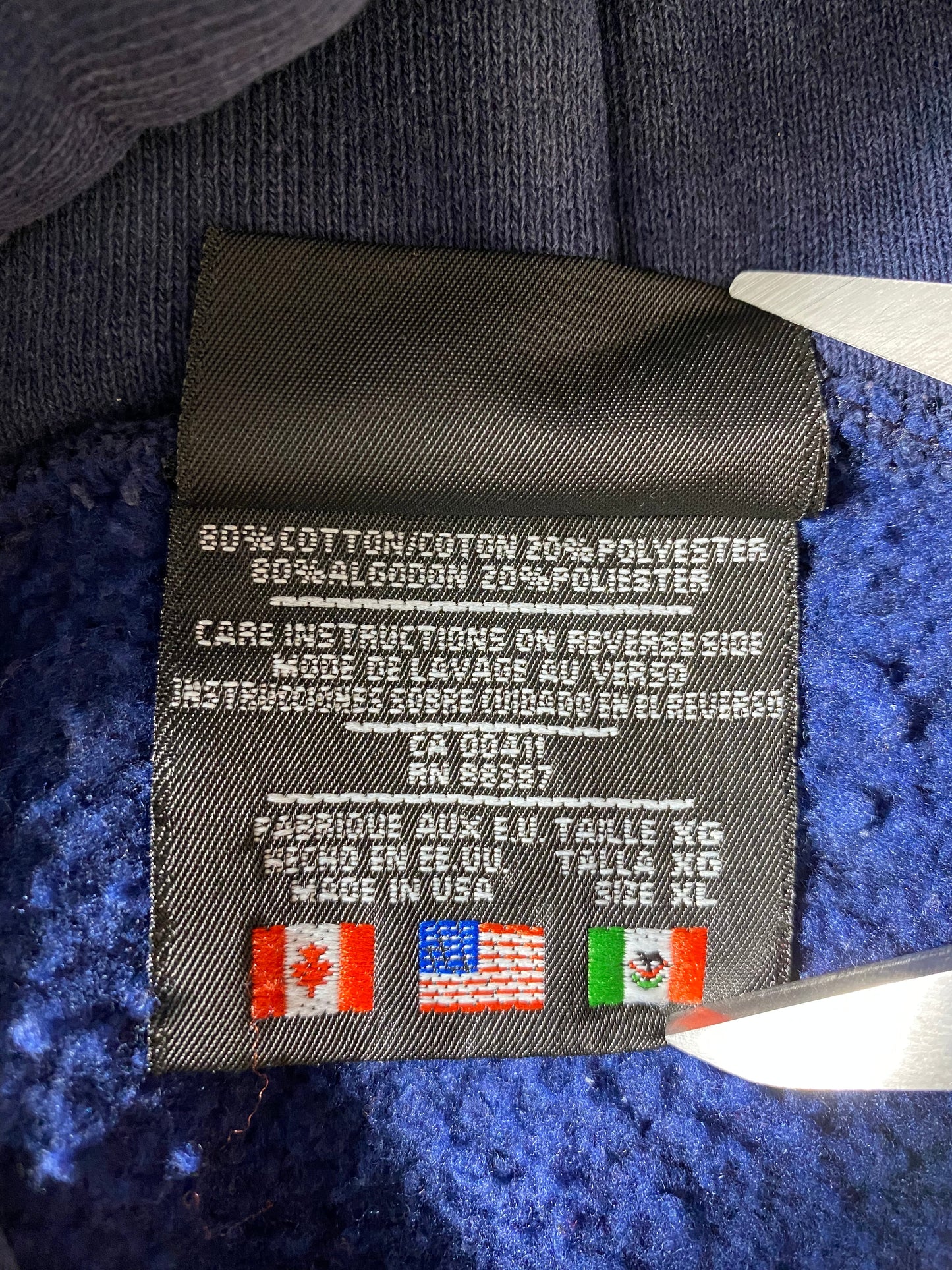 90's ADIDAS Made in USA Size XL Vintage Hoodie Sweat-Shirt / K9594