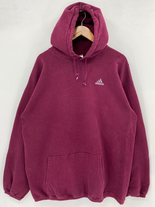90’s ADIDAS Size XXL Hoodie Sweat-Shirt / k2991
