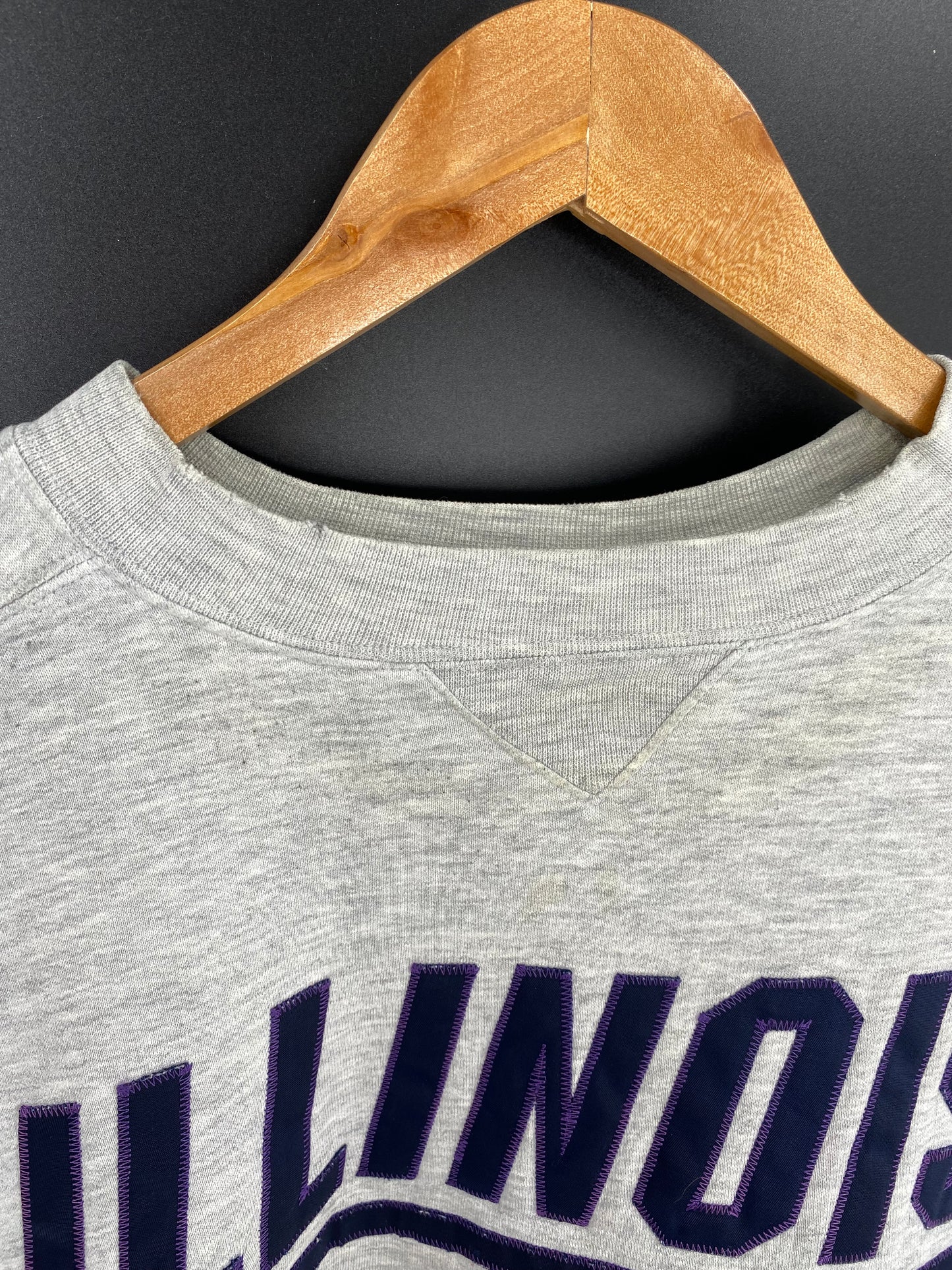 90’s NIKE ILLINOIS Size XL Vintage Sweat-Shirts / K914