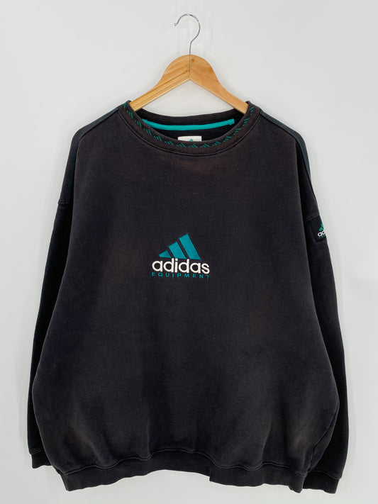 90’s ADIDAS Size XXL Vintage Sweat-shirt / 6778