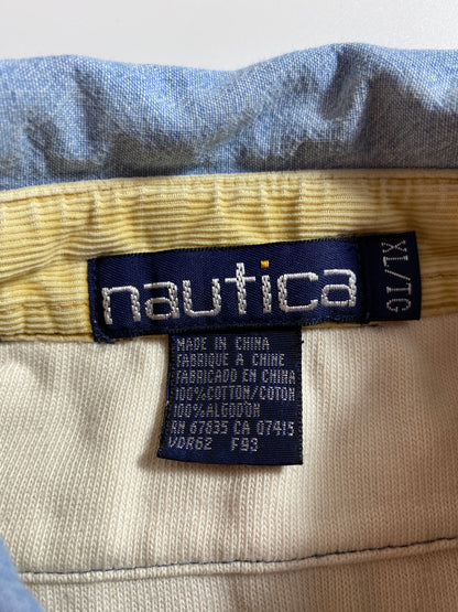 90’s NAUTICA Size XL  Rugby-Shirt / k926
