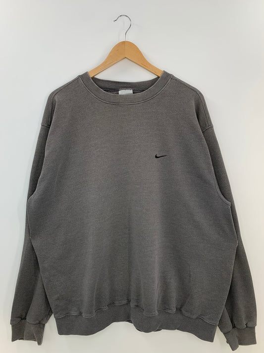90's NIKE MINI SWOOSH Size XL Vintage Sweat-shirt / A4265
