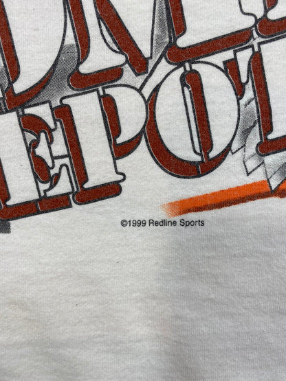 1999 NASCAR TONY STEWART Made in USA Size XL Vintage Racing T-Shirt / 5385