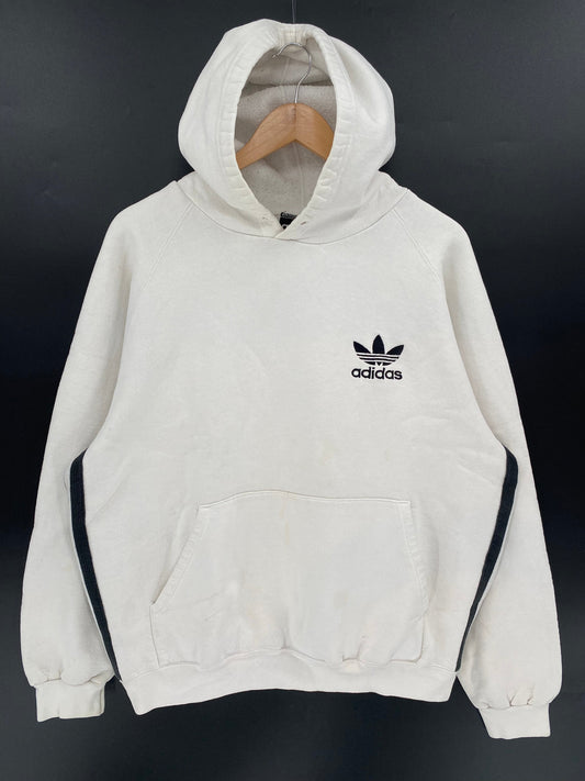 90's ADIDAS Size M Vintage Hoodie Sweat-shirt / A4176