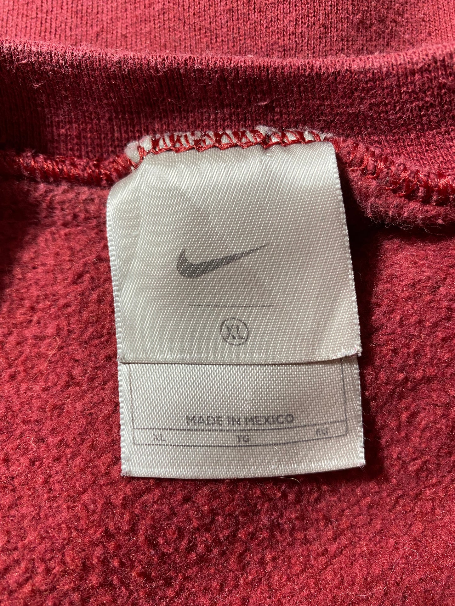 90's NIKE MINI SWOOSH Size XL Vintage Sweat-shirt / k1981