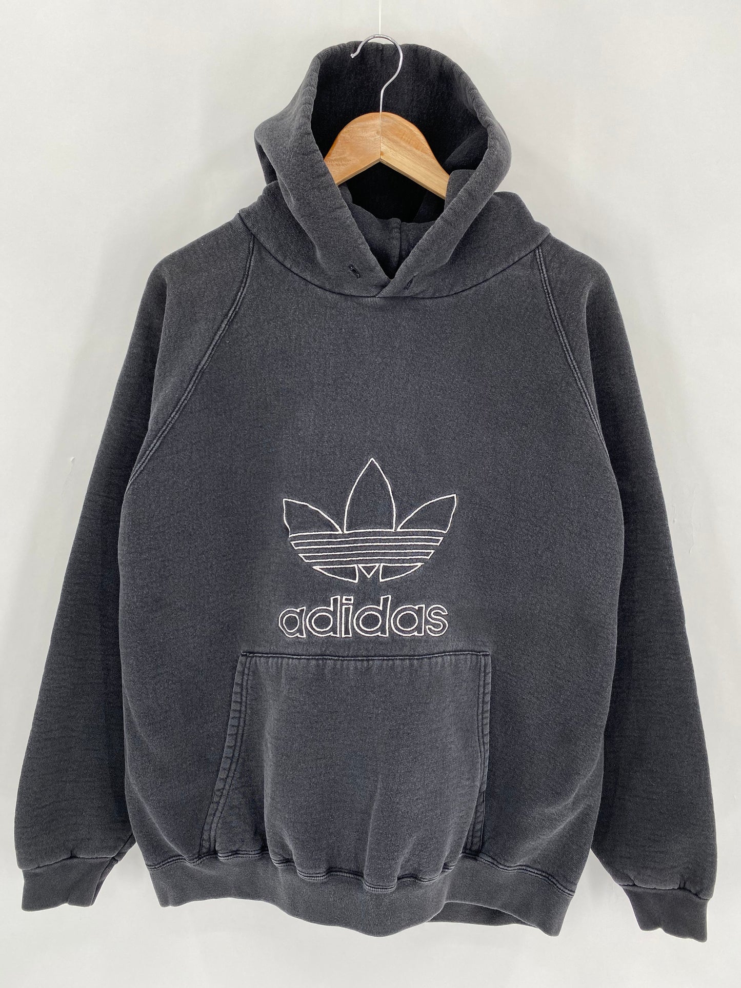 90’s ADIDAS Size XL Vintage Hoodie Sweat-shirt / 6384
