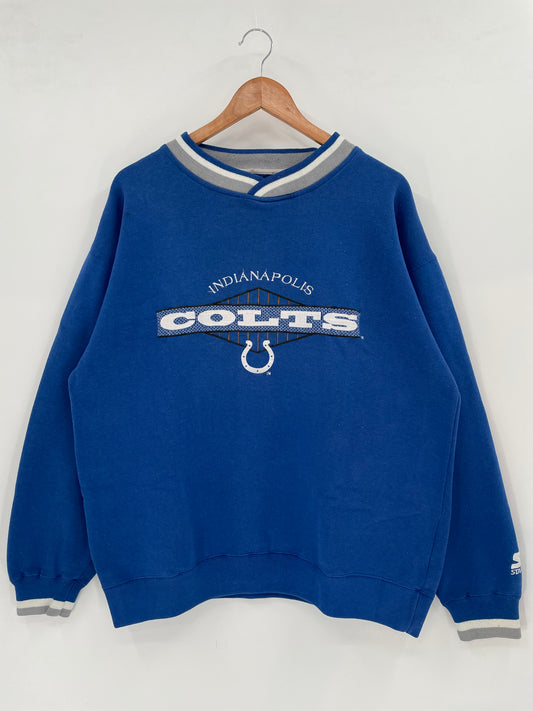 90's STARTER INDIANAPOLIS COLTS Size L Vintage NFL Sweat-Shirts / K2031