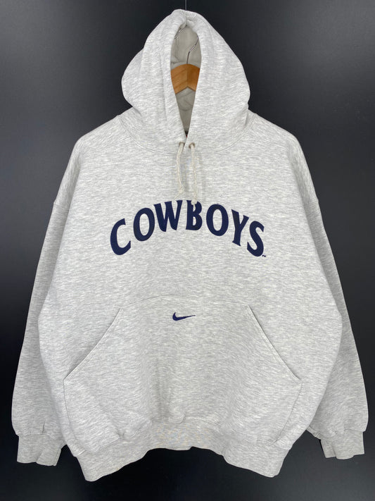 90’s NIKE COWBOYS  Size L Vintage NFL Hoodie Sweat-Shirts / K334