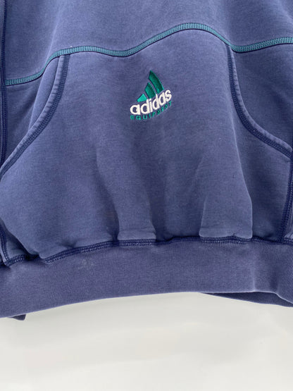 90's ADIDAS EQUIPMENT Size XL Vintage Hoodie Sweat-shirt / E170