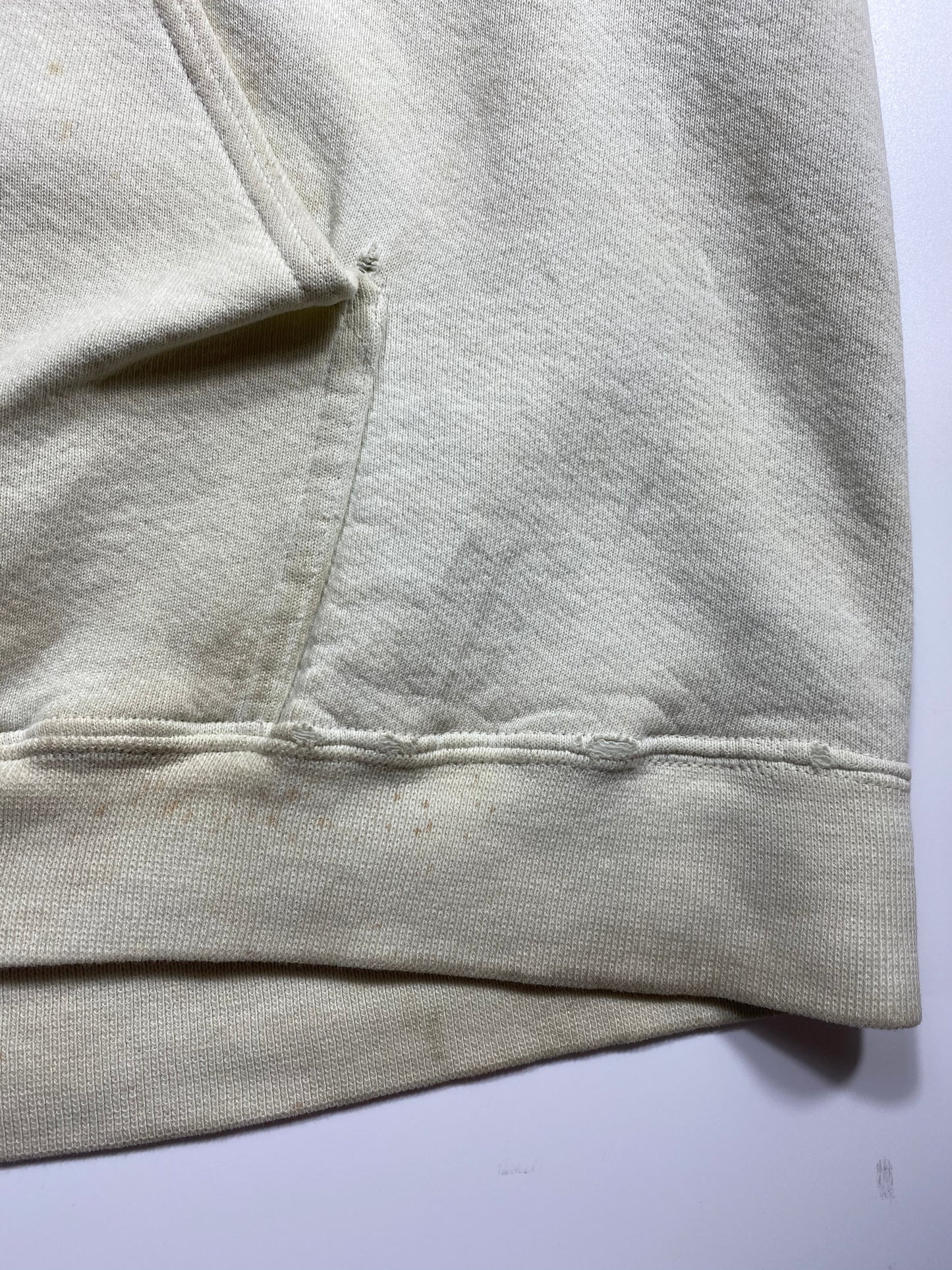 90’s NIKE Center Swoosh Damaged Made in USA Size L Vintage Hoodie Sweat-shirt / 6759