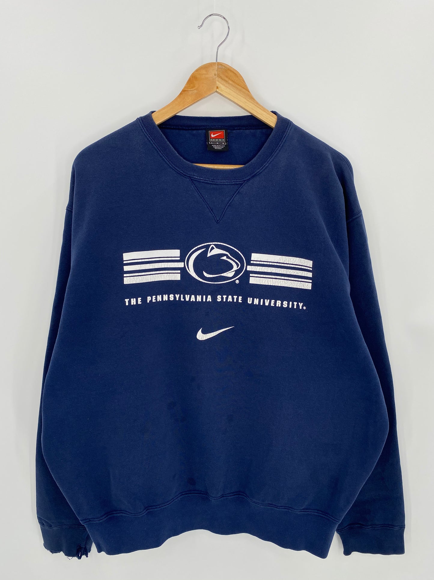90’s NIKE Pennsylvania University Size L Vintage  MLB Sweat-shirt / 6713