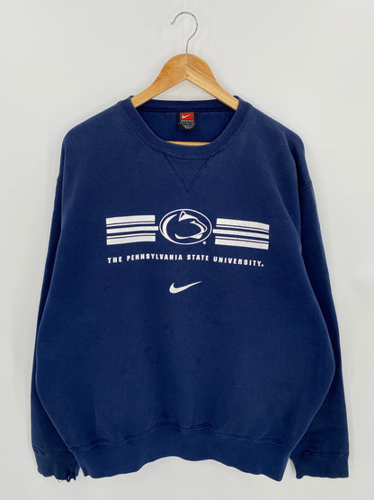 90’s NIKE Pennsylvania University Size L Vintage  MLB Sweat-shirt / 6713