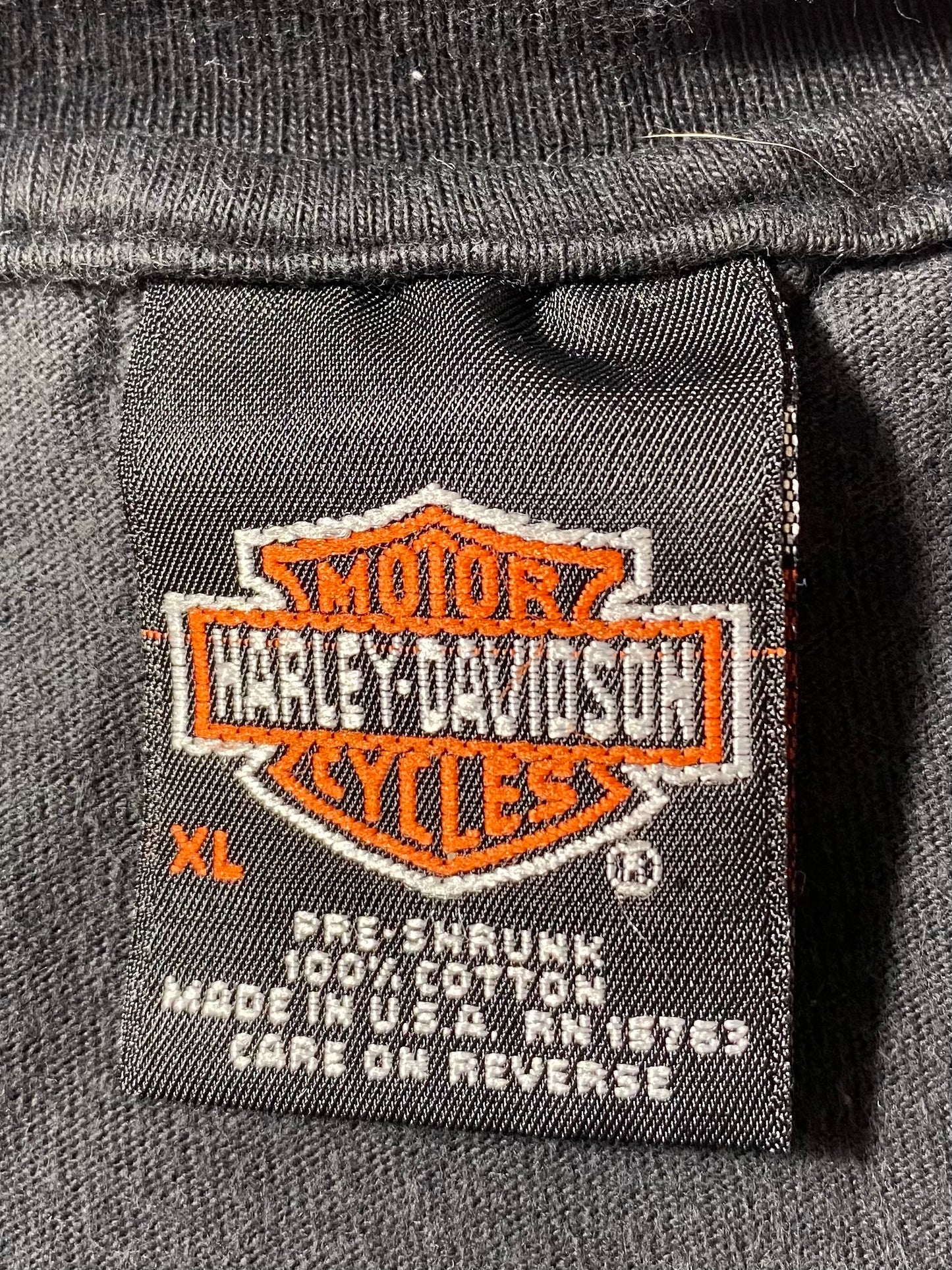 1998 HARLEY DAVIDSON Made in USA Size XL Vintage T-Shirt / 8664