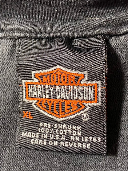 1998 HARLEY DAVIDSON Made in USA Size XL Vintage T-Shirt / 8664