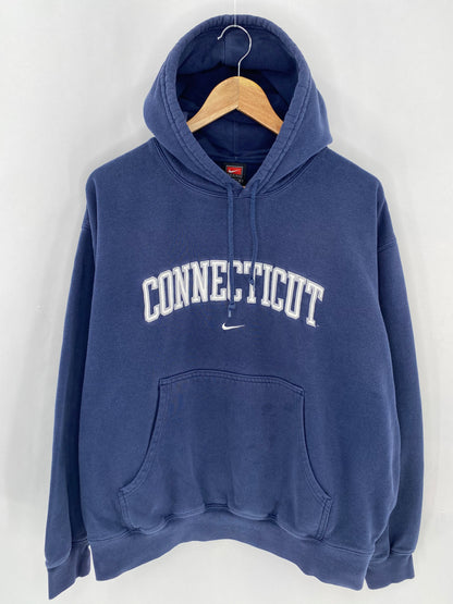 90’s NIKE CONNECTICUT Size L Vintage Hoodie Sweat-Shirt / 6959