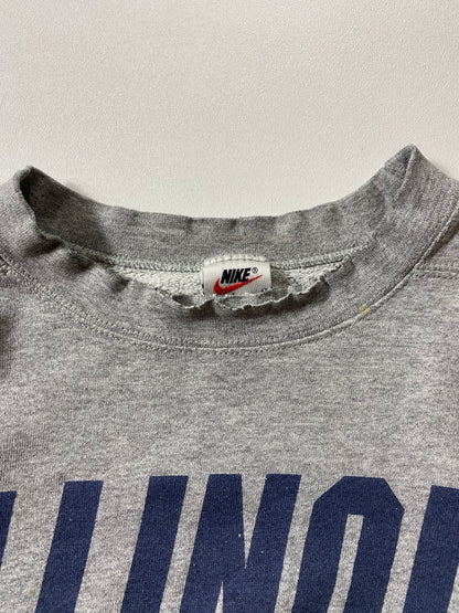 90’s NIKE ILLINOIS Made in USA Size XXL Vintage Sweat-shirt / 6568