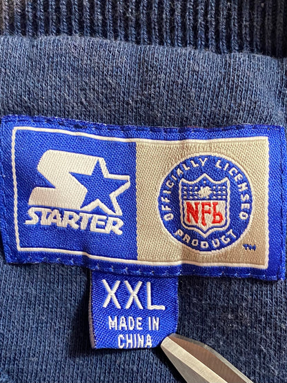 00' STARTER DALLAS COWBOYS Size XXL Vintage NFL Sweat-Shirt / 9433