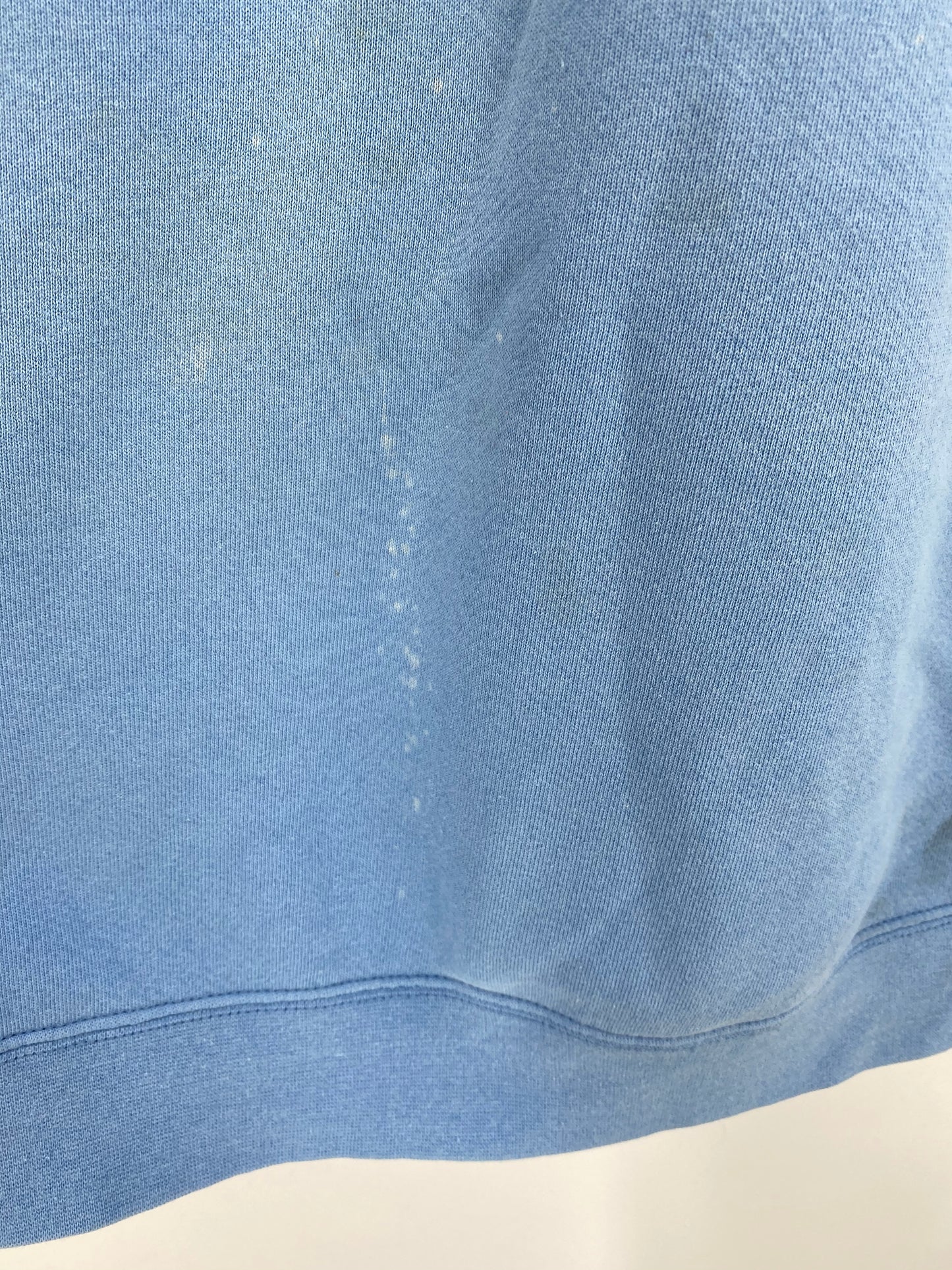 90’s NIKE Mini Swoosh Oil Stained Made in USA Size XXL Vintage Sweat-shirt / 7639