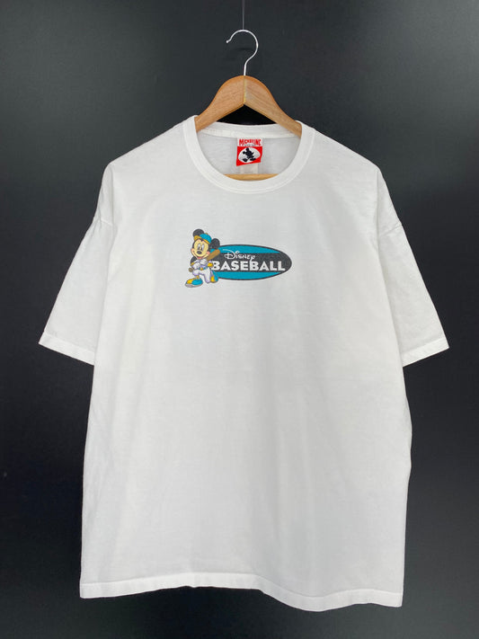 90’s DISNEY BASEBALL Size XL Vintage T-Shirt / K8983