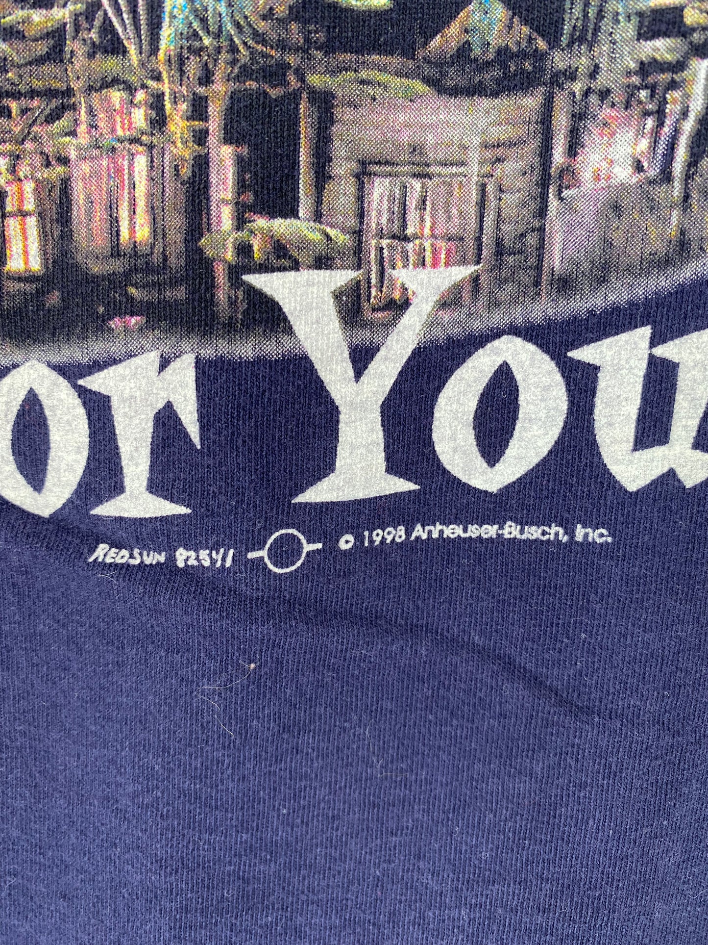 1998 BUDWEISER Size XL Vintage T-Shirts / K3912