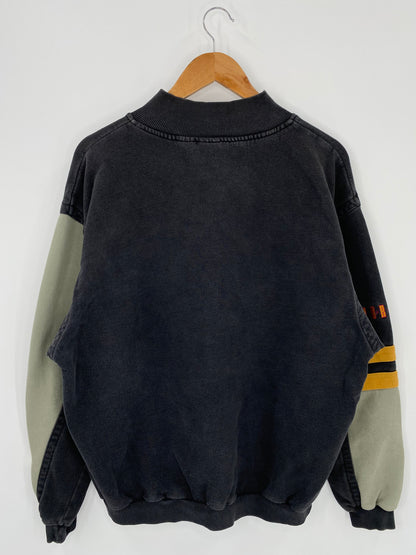 90’s NIKE AIR JORDAN Size L Half zip Sweat-Shirt / k1211