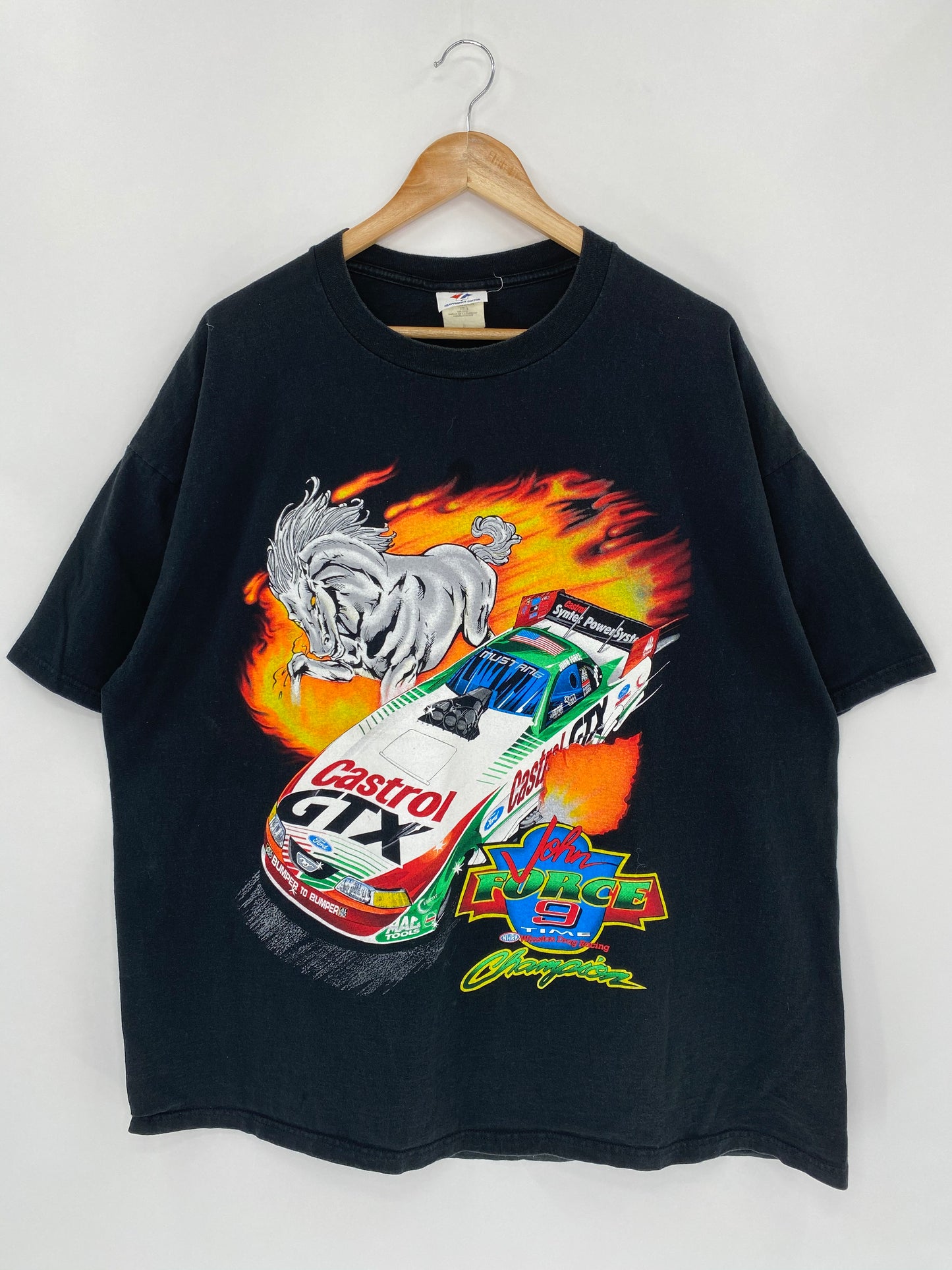1997 JOHN FORCE Size XXL Vintage Racing T-Shirt / 5652
