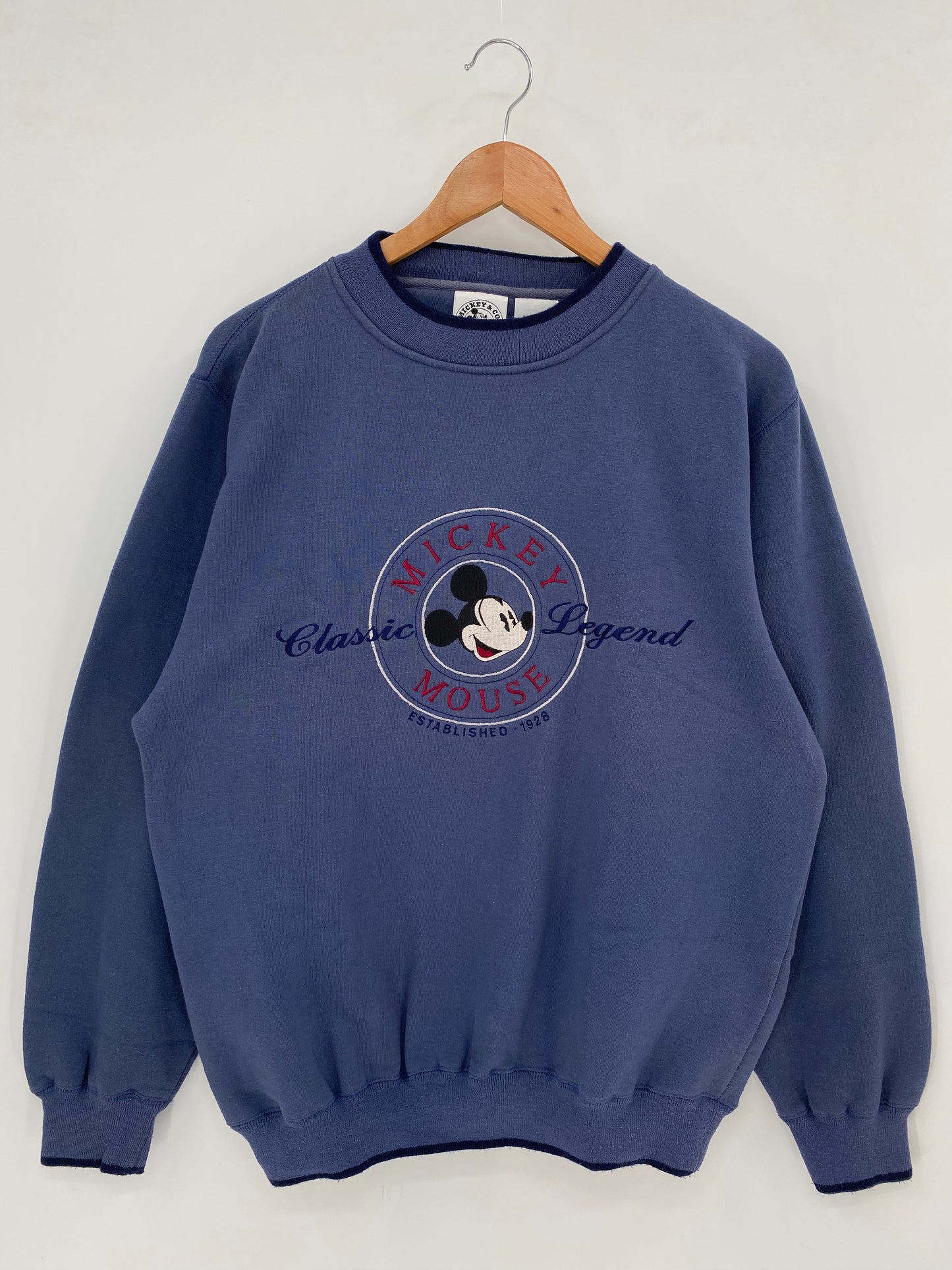 90’s DISNEY MICKEY Size L Vintage Sweat-shirt / K2803