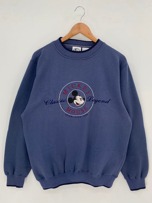 90’s DISNEY MICKEY Size L Vintage Sweat-shirt / K2803