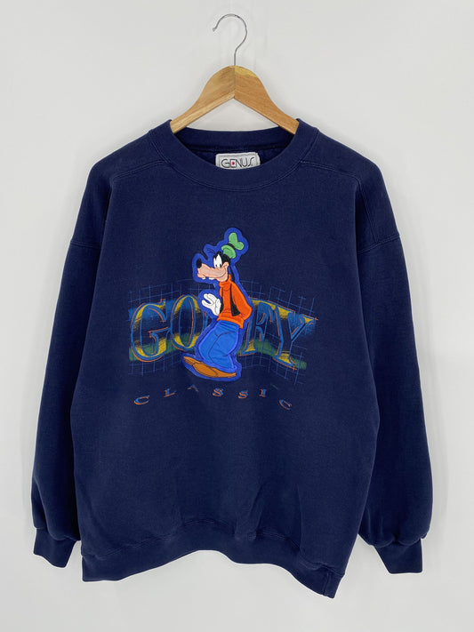90’s DISNEY GOOFY Made in USA Size L Vintage Sweat-shirt / A6712