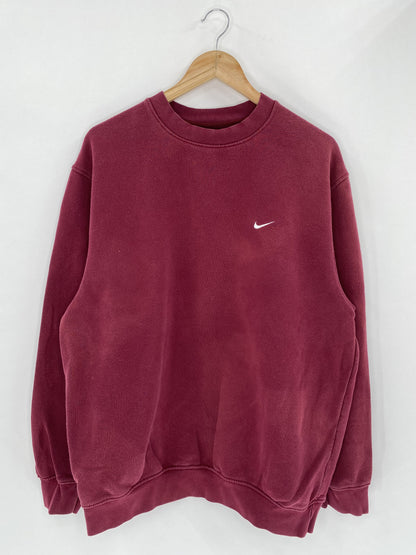 00’ NIKE Mini Swoosh Size L Vintage Sweat-Shirt / K4845