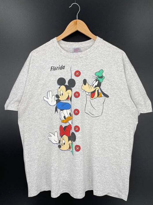 90’s DISNEY FLORIDA Size XL Vintage T-Shirt / K1675