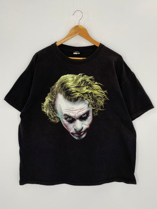 2008 THE DARK KNIGHT JOKER Size XL T-Shirt / 8177