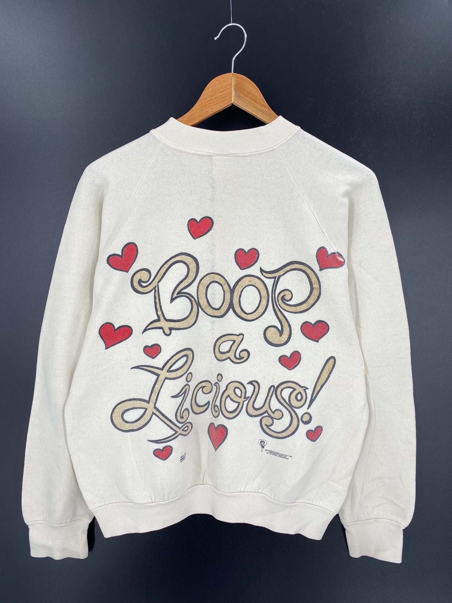 90’s BETTY BOOP  Made in USA Size M Vintage Sweat-shirt / 9186