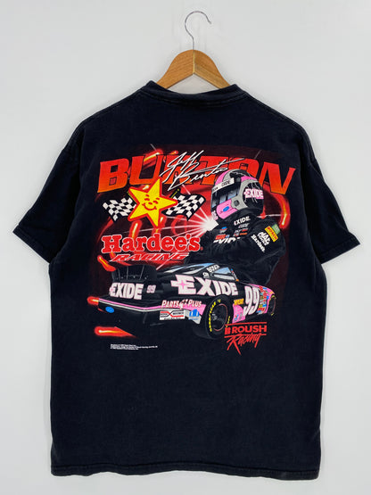 1999 MARTIN Hardee’s Racing Size XL Vintage Racing T-Shirt / 8146