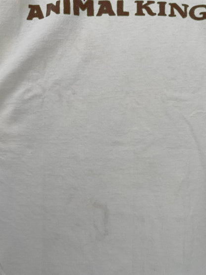 1998 DISNEY MICKEY ANIMAL KINGDOM Made in USA Size XL Vintage T-Shirt / A3624