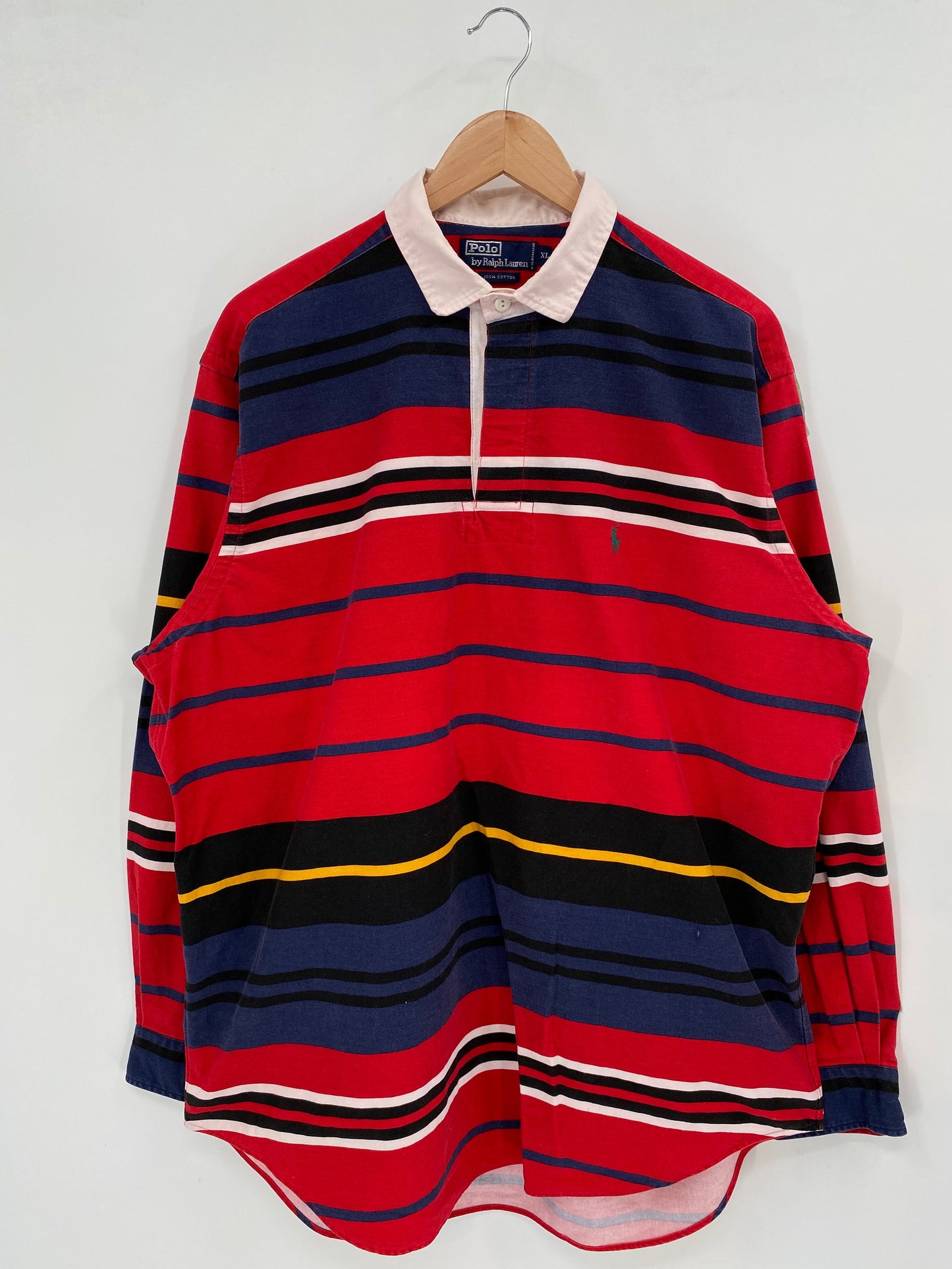 90's Polo Ralph Lauren Size XL Vintage Rugby-Shirts / A3747