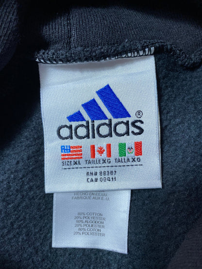 90’s ADIDAS Made in USA Size XL Vintage Hoodie Sweat-Shirt / A4975