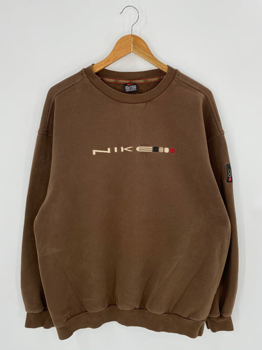 90’s NIKE EURO Size L Vintage Sweat-shirt / 7295
