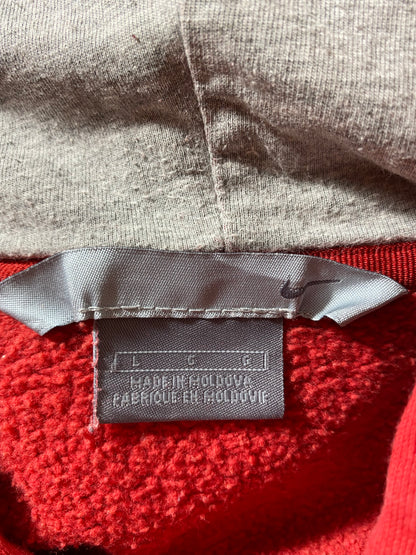 00’ NIKE MINI SWOOSH Size L Vintage Hoodie Sweat-shirt / k1927