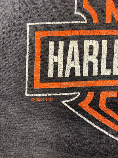 2001 Harley Davidson AUSTIN TEXAS Size Approx.XL Vintage Sweat-Shirt / 5375