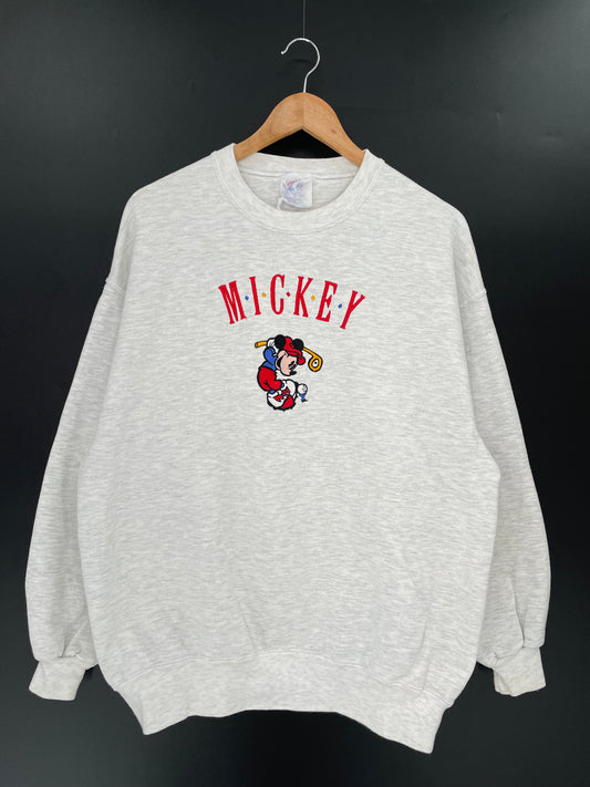 90’s DISNEY MICKEY Size Approx.XL Vintage Sweat-shirt / 9857