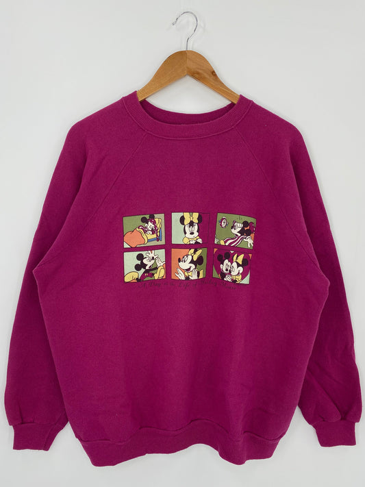 90's DISNEY MINNIE Size XL Vintage Sweat-Shirt / A2313