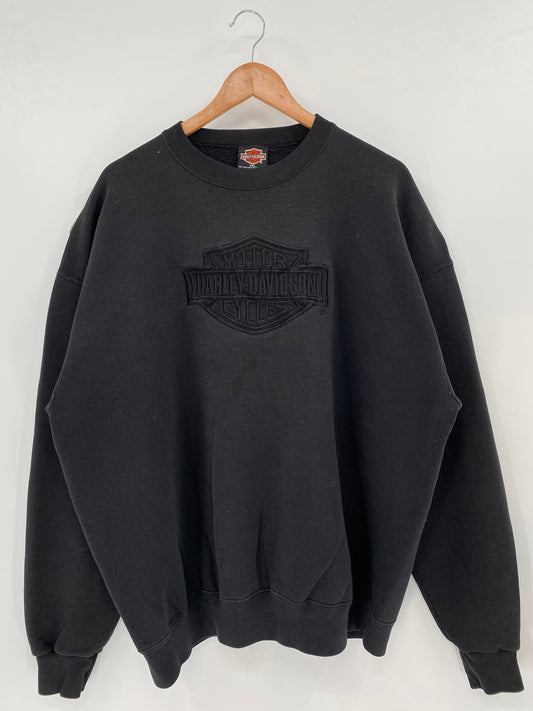 90’s HARLEY DAVIDSON Made in USA Size XXL Sweat-shirt / K3534