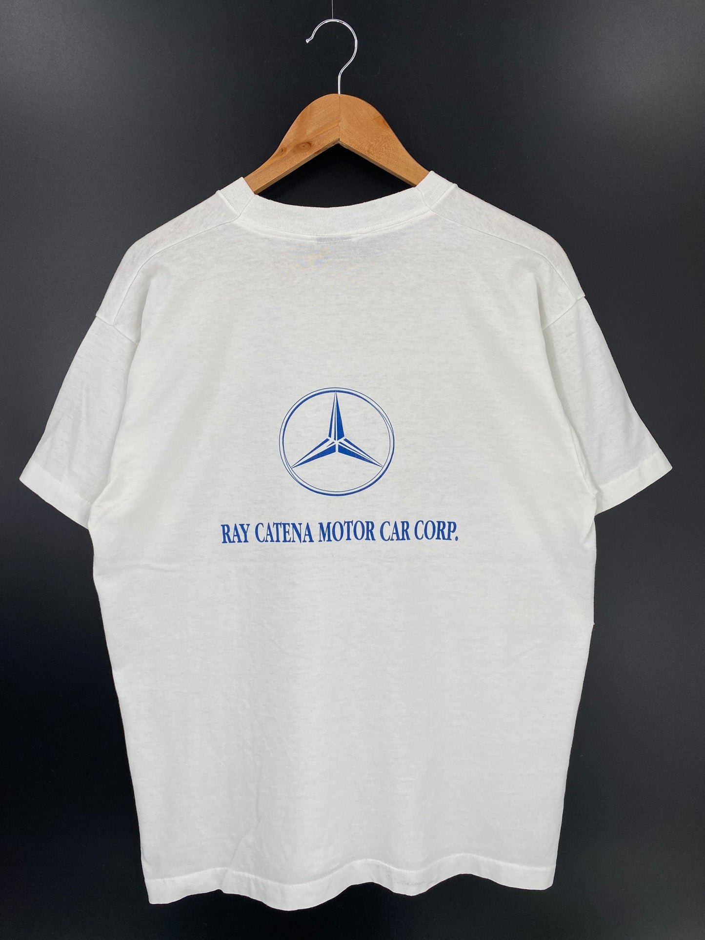 90’s NEW YORK CITY MARATHON x Mercedes Benz Size XL Vintage T-Shirts / K1397