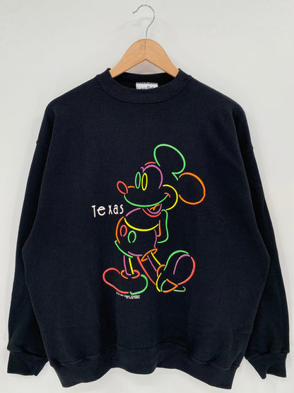 80’s DISNEY MICKEY Made in USASize XL Vintage Sweat-shirt / A3922