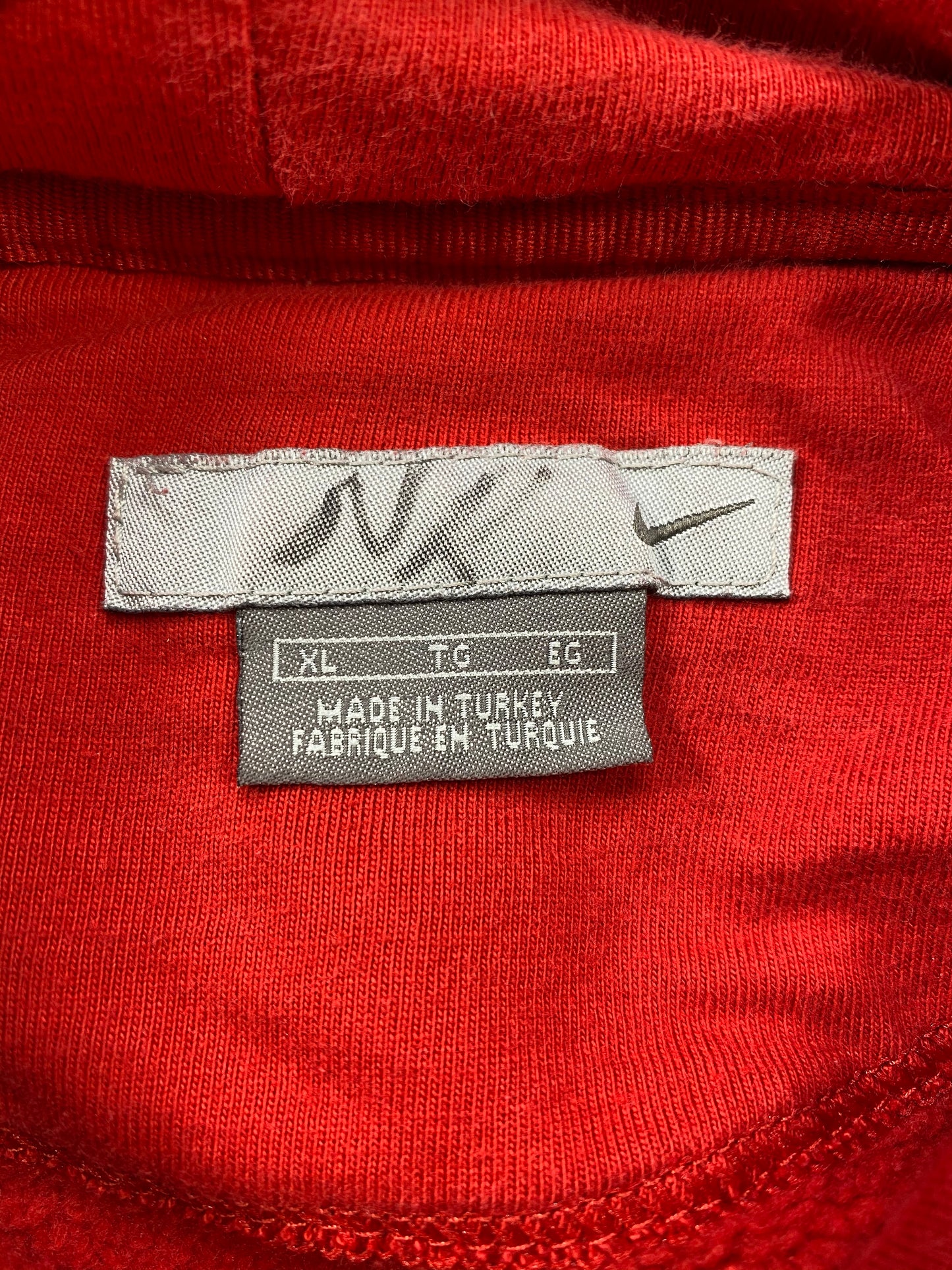 00' NIKE Mini Swoosh Size XL Vintage Hoodie Sweat-shirt  / 6041