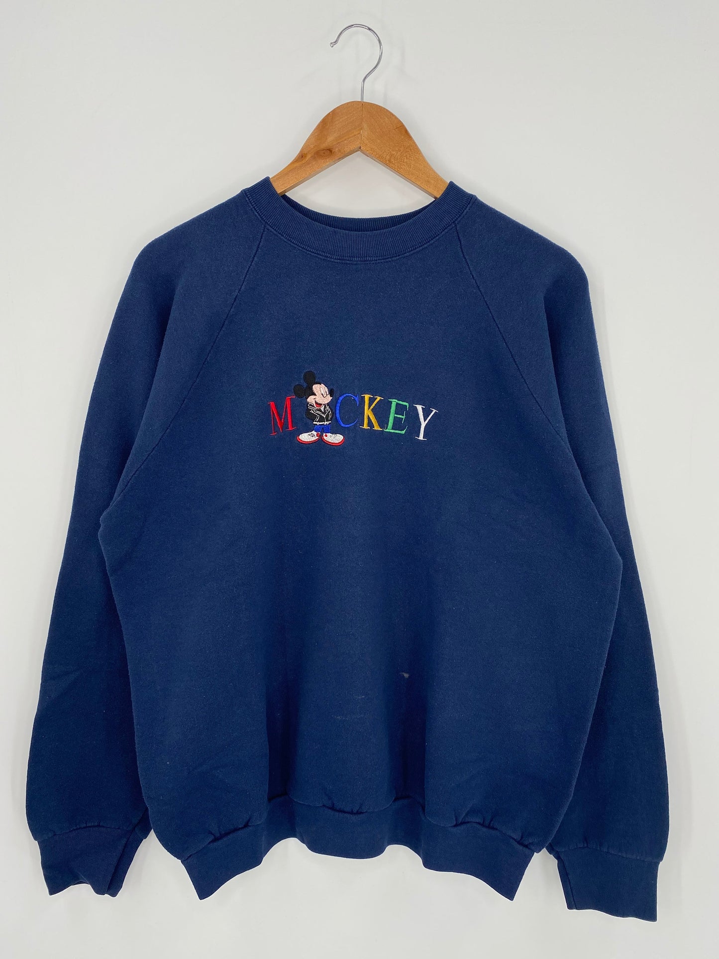 80's MICKEY MOUSE Made in USA Size XL Vintage Sweat-Shirts / A1561