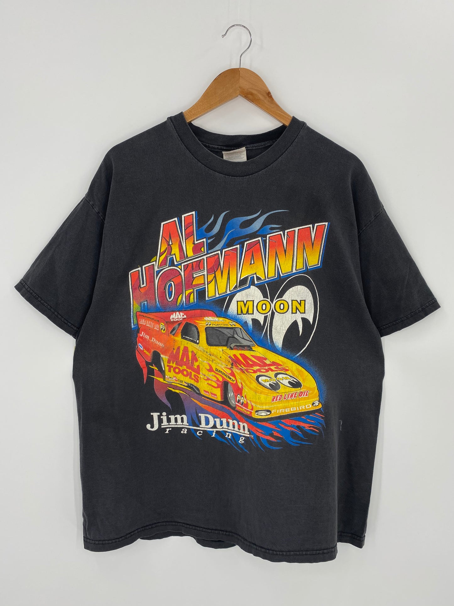 90’s Jim Dunn racing Size XL Vintage Racing T-shirt / 8497