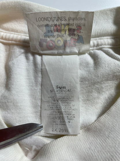 1996' LOONEY TUNES TWEETY Size 2XL Vintage T-Shirt / K1880