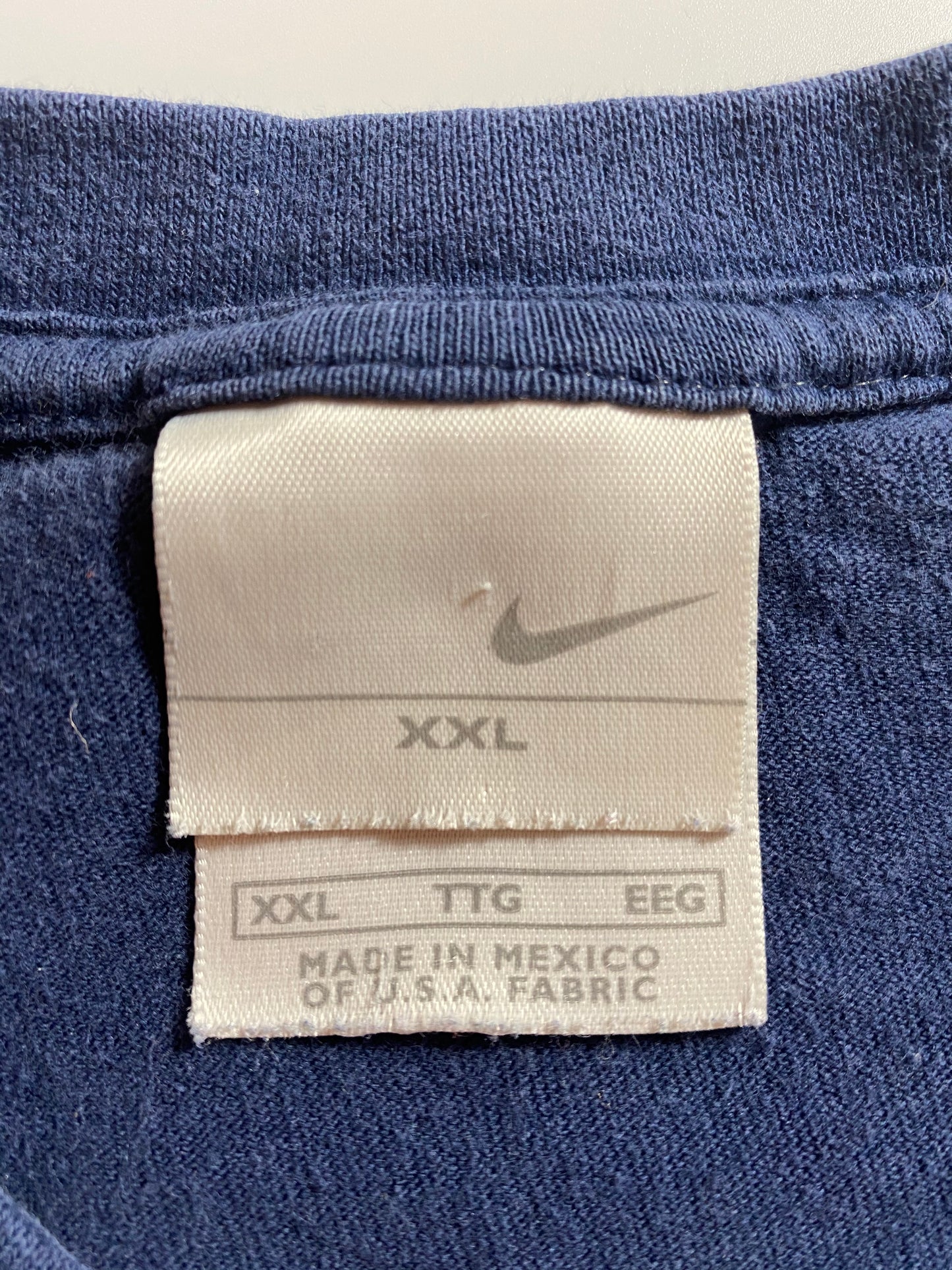 00' NIKE Center Logo Size XXL Vintage Long Sleeve T-shirt / 8417